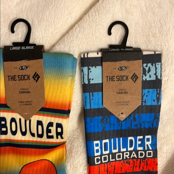 Boulder Colorado Socks - Multicolor - Picture 2 of 4